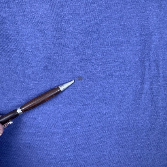 Vtg Sears Sportswear Football Jersey Youth M 10-12 Blue 70s 50/50 Retro Tee - Picture 10 of 10